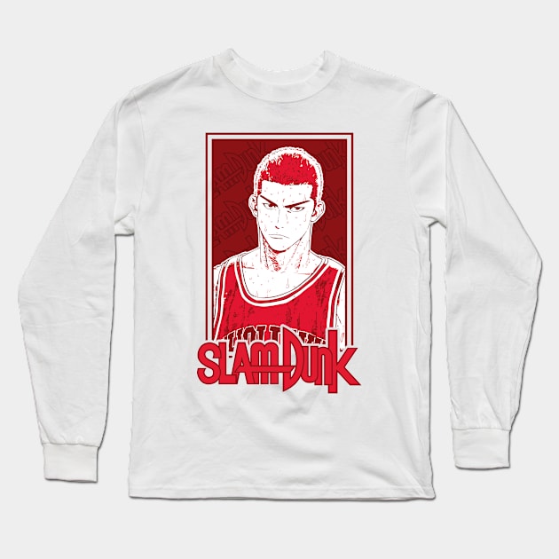 Slam dunk Long Sleeve T-Shirt by paisdelasmaquinas